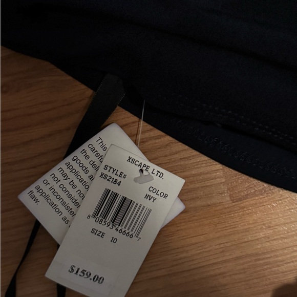 Navy dress-xscape - Picture 8 of 8